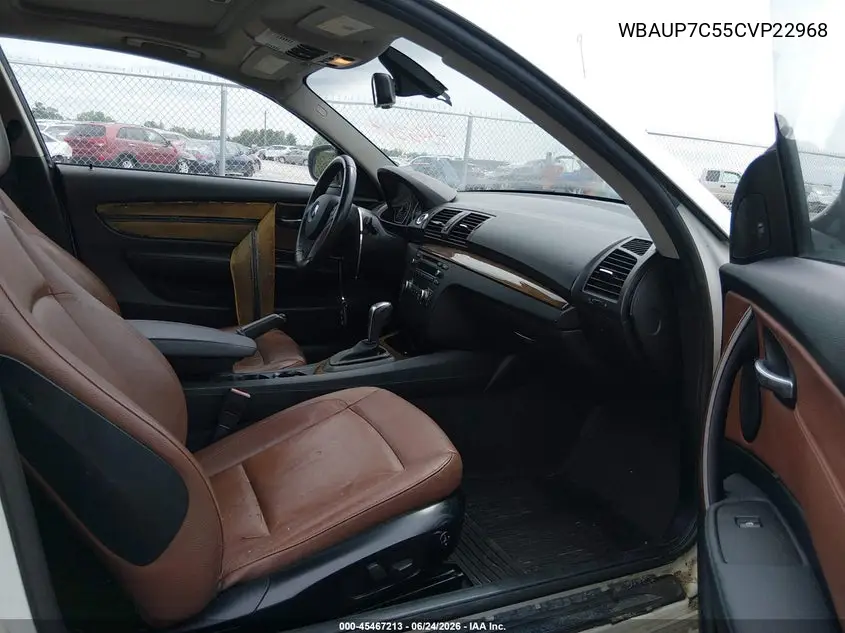 2012 BMW 128I VIN: WBAUP7C55CVP22968 Lot: 45467213