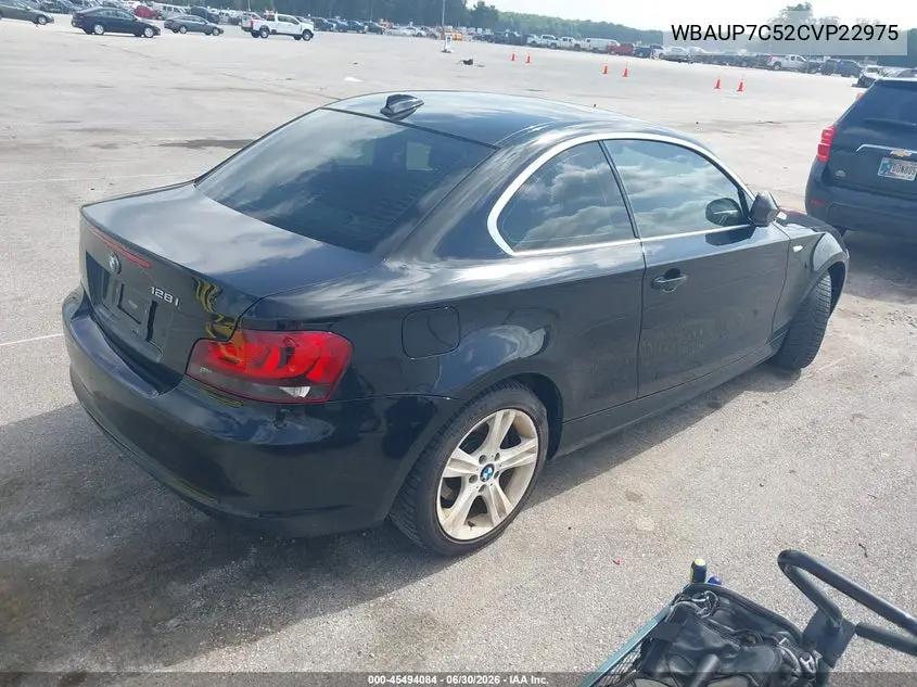 2012 BMW 128I VIN: WBAUP7C52CVP22975 Lot: 45494084
