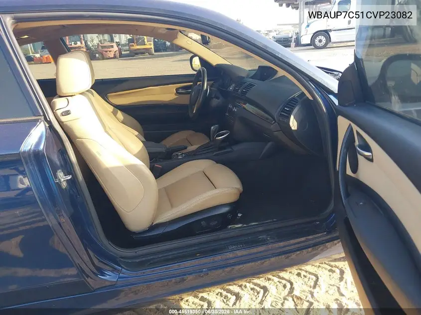 2012 BMW 128I VIN: WBAUP7C51CVP23082 Lot: 45519350