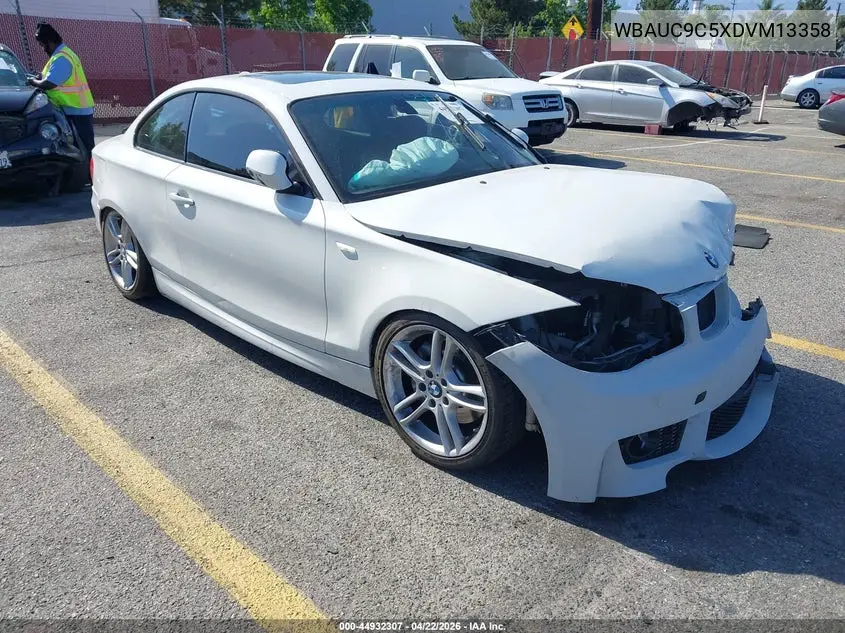 2013 BMW 135I VIN: WBAUC9C5XDVM13358 Lot: 44932307