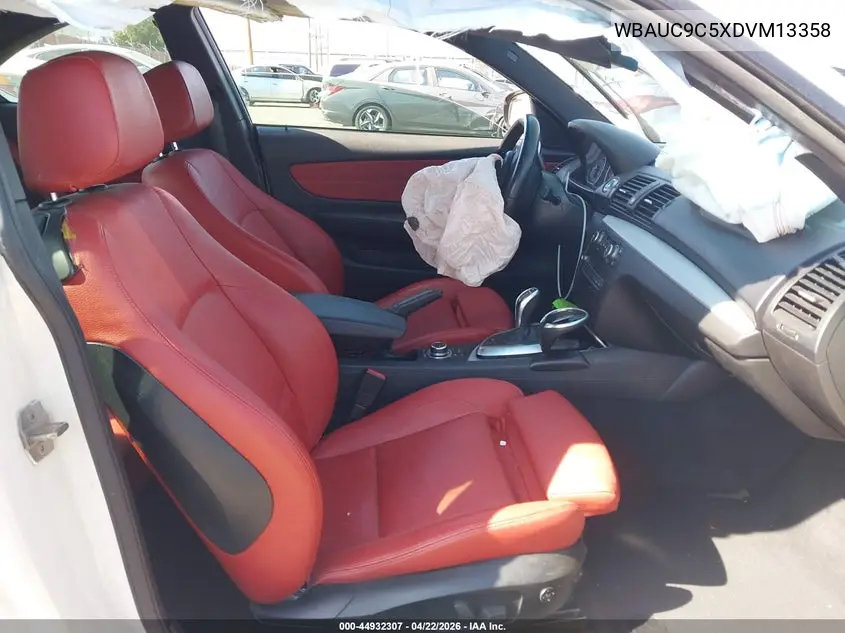 2013 BMW 135I VIN: WBAUC9C5XDVM13358 Lot: 44932307