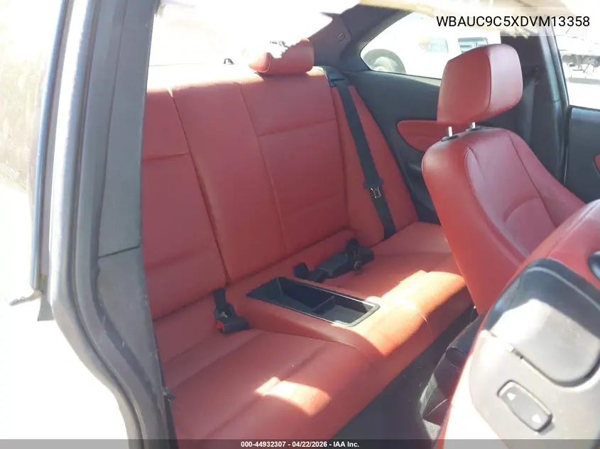 2013 BMW 135I VIN: WBAUC9C5XDVM13358 Lot: 44932307