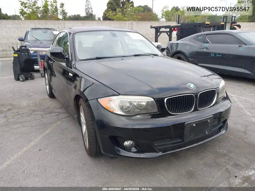 2013 BMW 128I VIN: WBAUP9C57DVS95547 Lot: 45003847