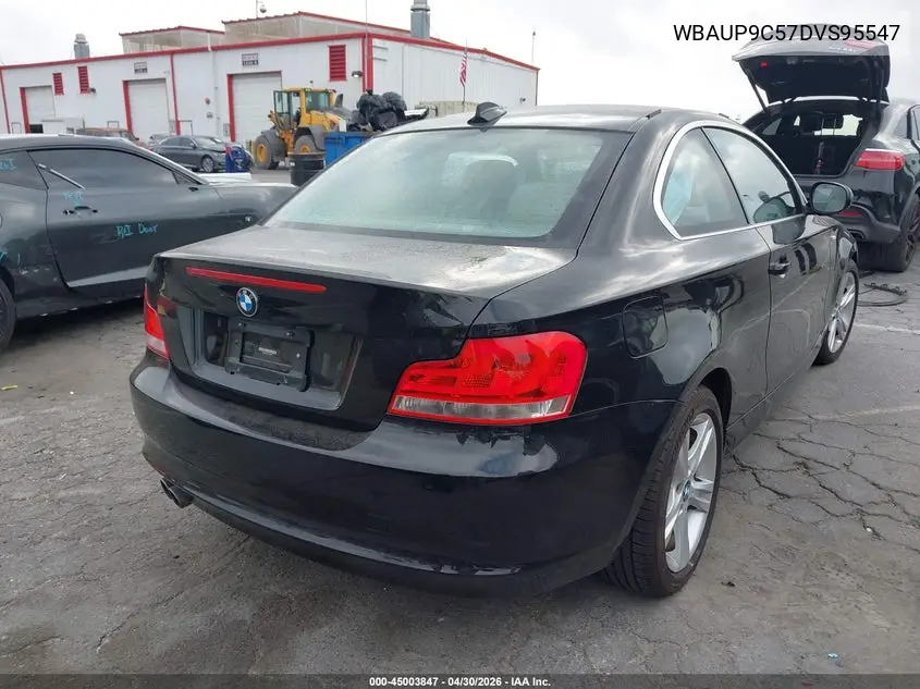2013 BMW 128I VIN: WBAUP9C57DVS95547 Lot: 45003847
