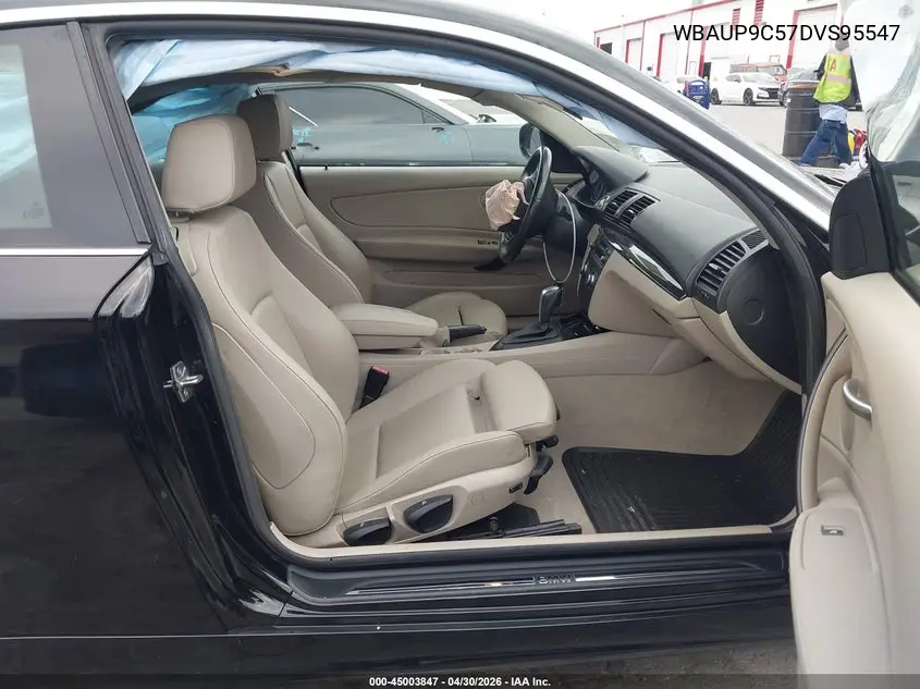 2013 BMW 128I VIN: WBAUP9C57DVS95547 Lot: 45003847