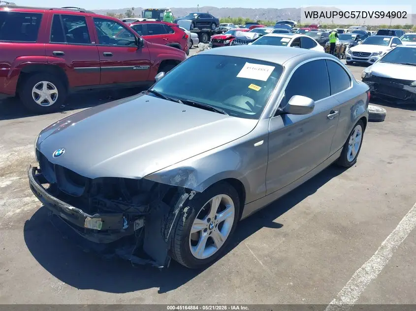 2013 BMW 128I VIN: WBAUP9C57DVS94902 Lot: 45164884