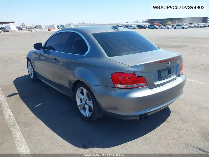 2013 BMW 128I VIN: WBAUP9C57DVS94902 Lot: 45164884