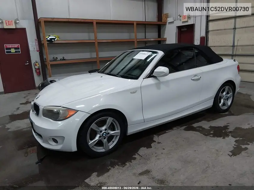 2013 BMW 128I VIN: WBAUN1C52DVR00730 Lot: 45508013