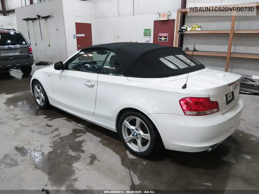 2013 BMW 128I VIN: WBAUN1C52DVR00730 Lot: 45508013