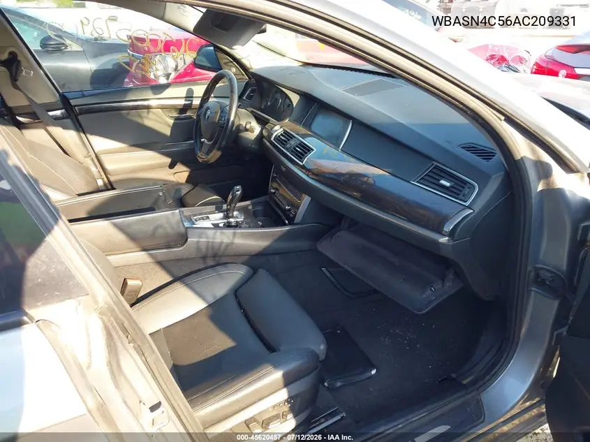 2010 BMW 550I Gran Turismo VIN: WBASN4C56AC209331 Lot: 45620457