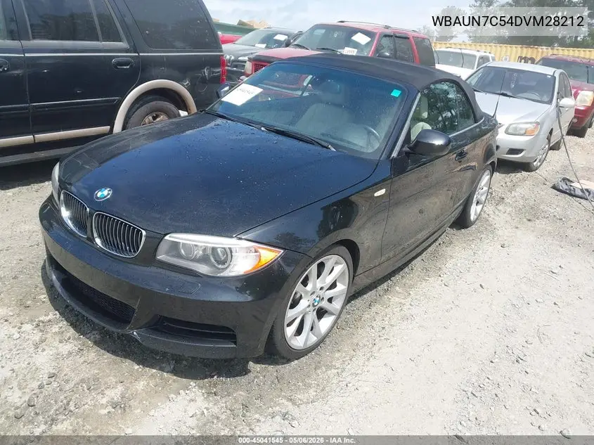 2013 BMW 135I VIN: WBAUN7C54DVM28212 Lot: 45041545