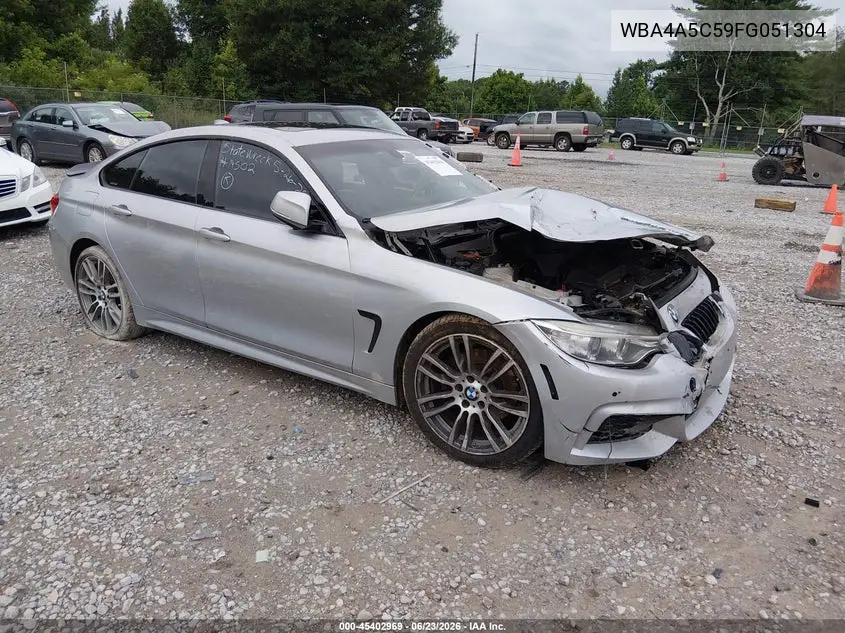 2015 BMW 428 Gran Coupe VIN: WBA4A5C59FG051304 Lot: 45402969