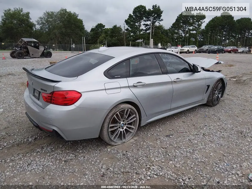 2015 BMW 428 Gran Coupe VIN: WBA4A5C59FG051304 Lot: 45402969