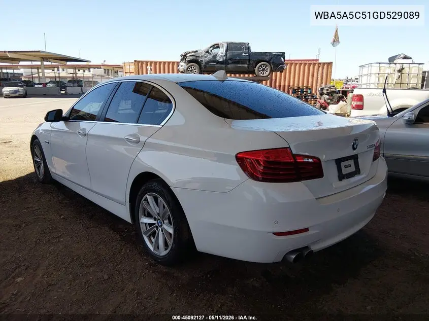 2016 BMW 528I VIN: WBA5A5C51GD529089 Lot: 45092127