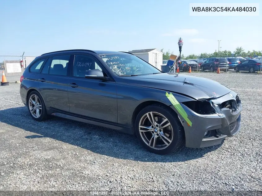 2019 BMW 330I xDrive Touring VIN: WBA8K3C54KA484030 Lot: 12661297