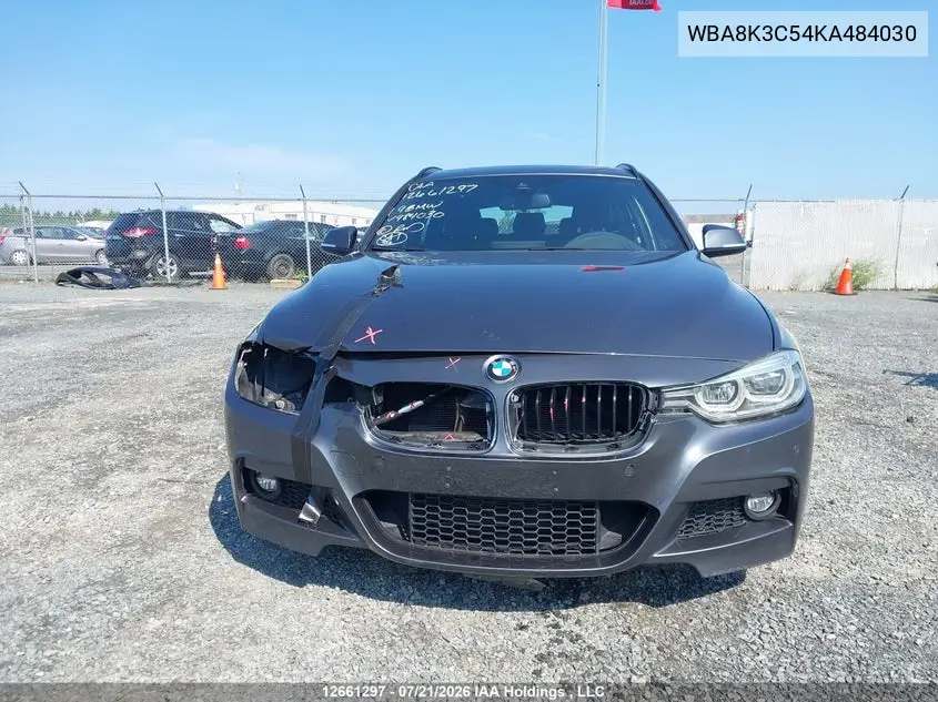 2019 BMW 330I xDrive Touring VIN: WBA8K3C54KA484030 Lot: 12661297
