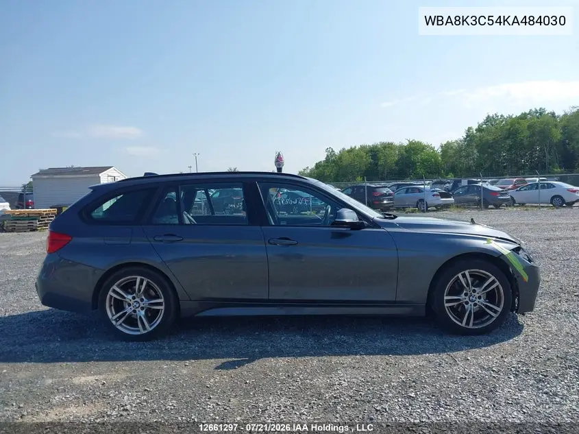 2019 BMW 330I xDrive Touring VIN: WBA8K3C54KA484030 Lot: 12661297