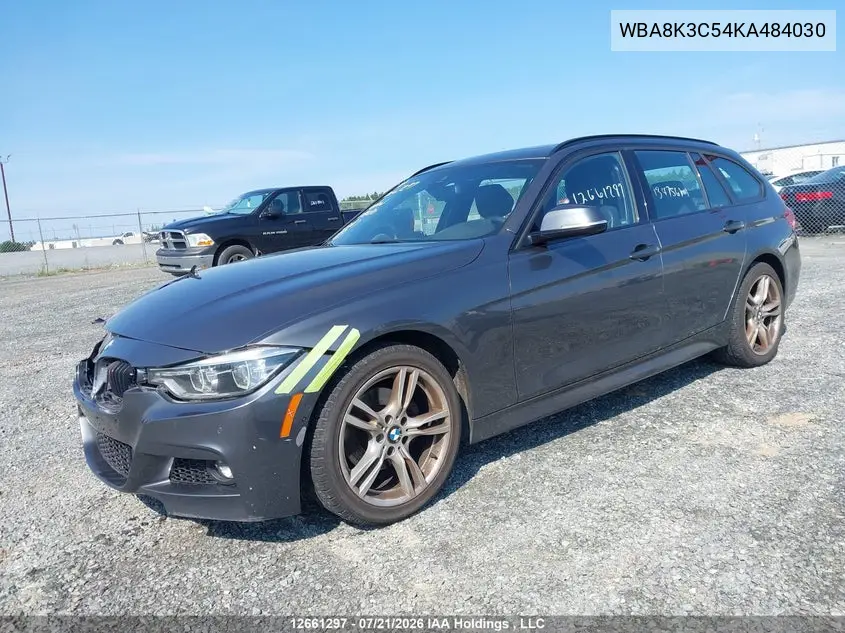 2019 BMW 330I xDrive Touring VIN: WBA8K3C54KA484030 Lot: 12661297