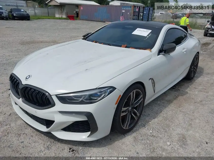 2019 BMW M850I xDrive VIN: WBABC4C54KBJ35811 Lot: 45611623