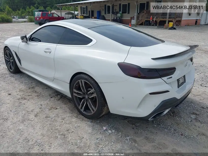 2019 BMW M850I xDrive VIN: WBABC4C54KBJ35811 Lot: 45611623
