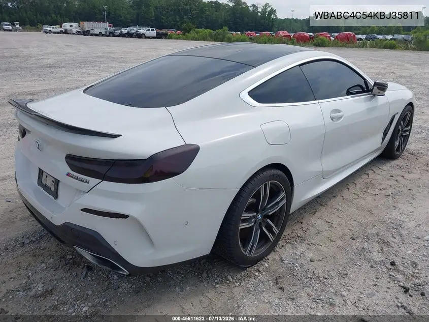 2019 BMW M850I xDrive VIN: WBABC4C54KBJ35811 Lot: 45611623
