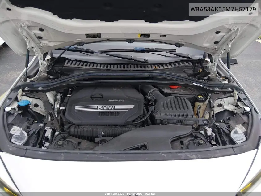 2021 BMW 228I Gran Coupe Sdrive VIN: WBA53AK05M7H57179 Lot: 45245473