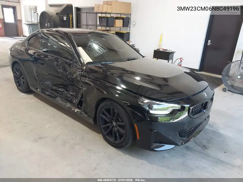 2022 BMW 230 I VIN: 3MW23CM06N8C49196 Lot: 45483170
