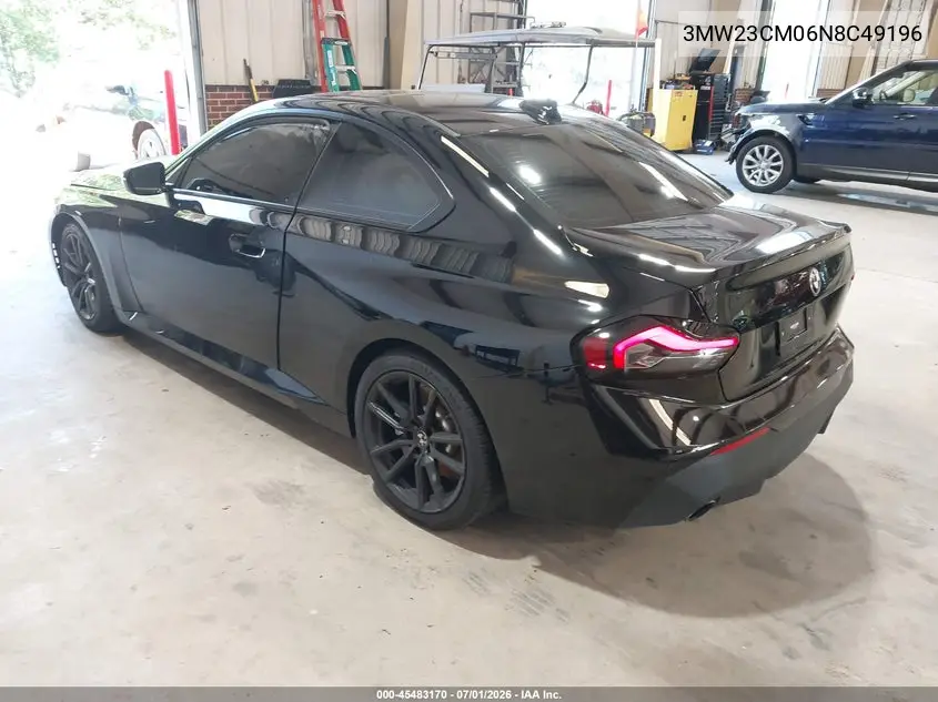 2022 BMW 230 I VIN: 3MW23CM06N8C49196 Lot: 45483170