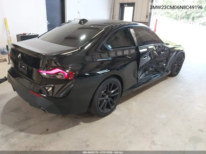 2022 BMW 230 I VIN: 3MW23CM06N8C49196 Lot: 45483170