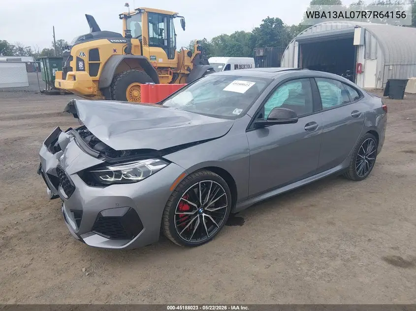 2024 BMW M235 Gran Coupe I xDrive VIN: WBA13AL07R7R64156 Lot: 45188023