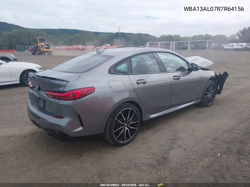 2024 BMW M235 Gran Coupe I xDrive VIN: WBA13AL07R7R64156 Lot: 45188023