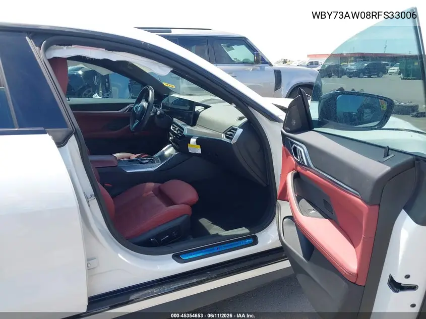 2024 BMW I4 Gran Coupe Edrive40 VIN: WBY73AW08RFS33006 Lot: 45354653