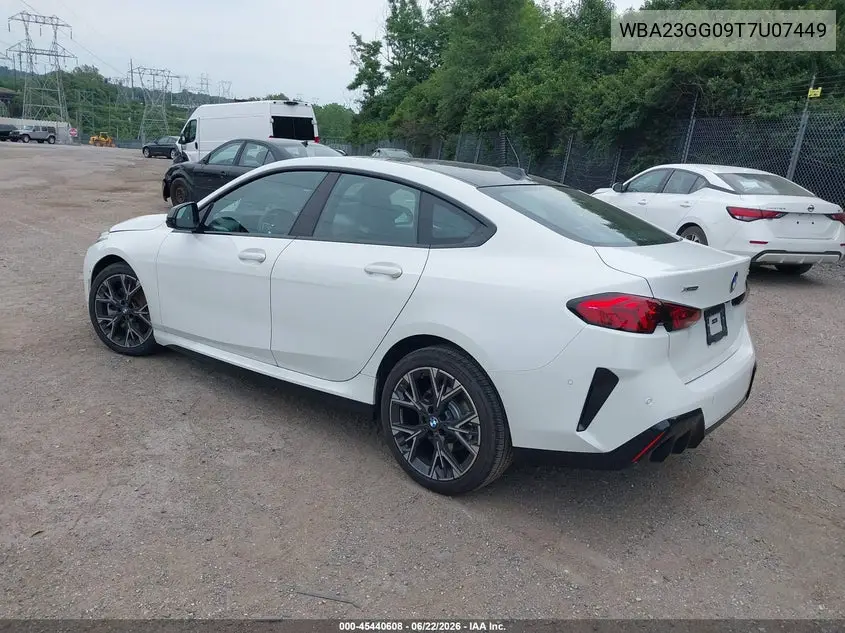 2026 BMW 228 Gran Coupe xDrive VIN: WBA23GG09T7U07449 Lot: 45440608