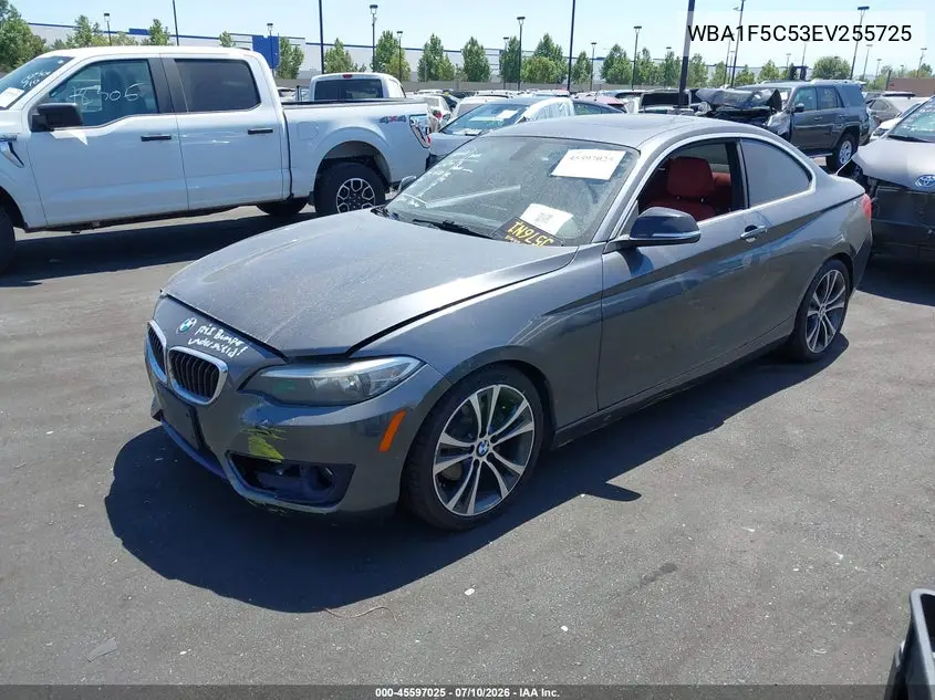 2014 BMW 228I VIN: WBA1F5C53EV255725 Lot: 45597025