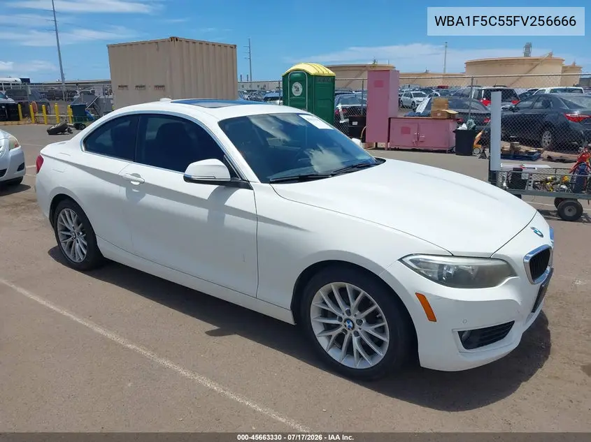 2015 BMW 228I VIN: WBA1F5C55FV256666 Lot: 45663330