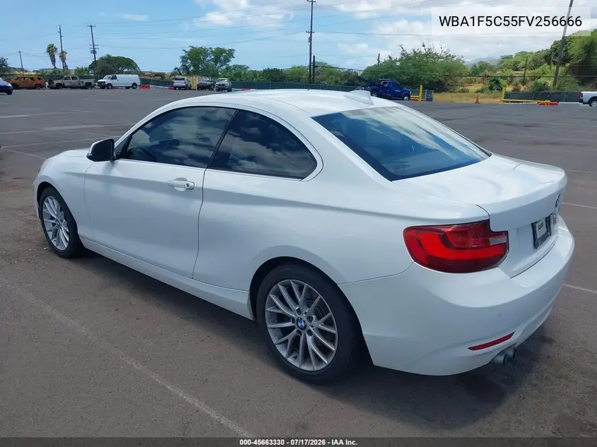 2015 BMW 228I VIN: WBA1F5C55FV256666 Lot: 45663330