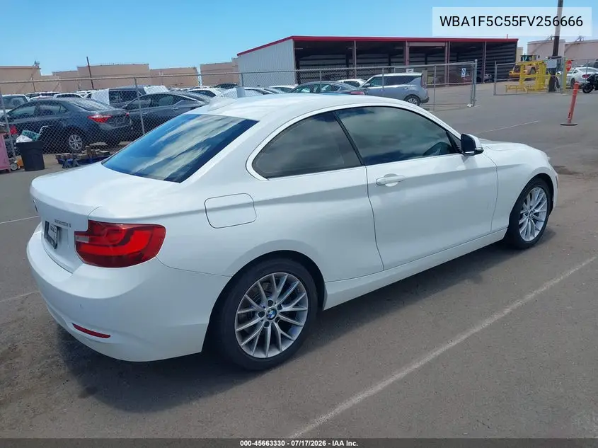 2015 BMW 228I VIN: WBA1F5C55FV256666 Lot: 45663330