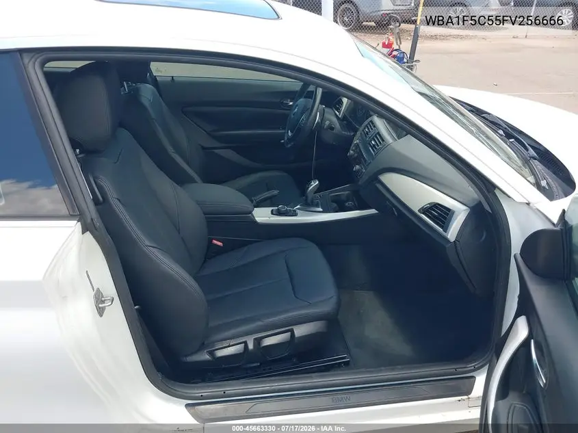2015 BMW 228I VIN: WBA1F5C55FV256666 Lot: 45663330