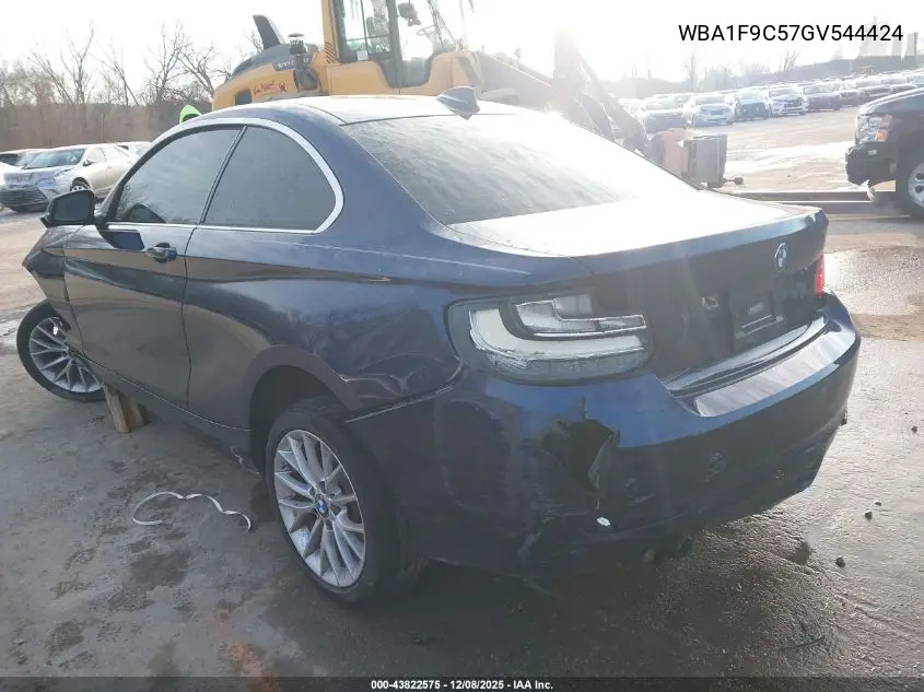 WBA1F9C57GV544424 2016 BMW 228I