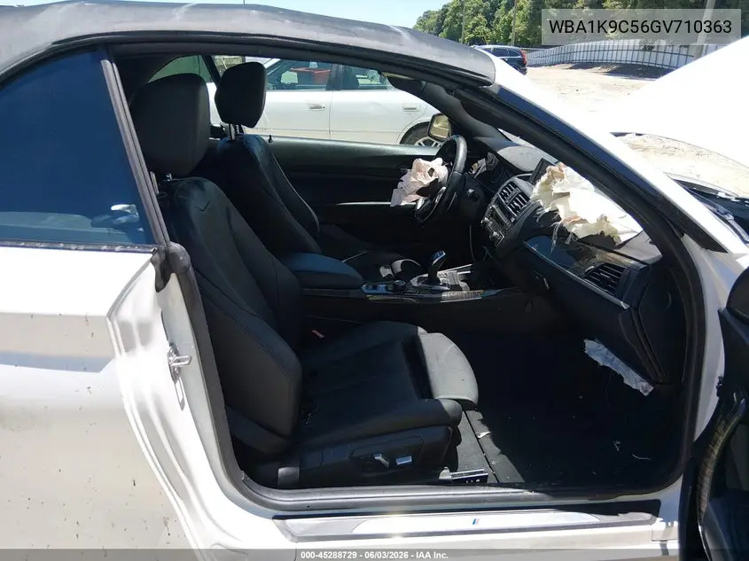 2016 BMW 228I VIN: WBA1K9C56GV710363 Lot: 45288729