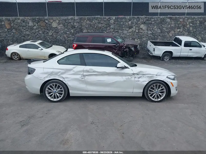 2016 BMW 228I VIN: WBA1F9C53GV546056 Lot: 45378530
