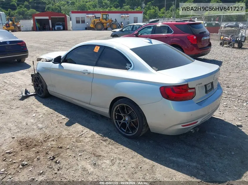 2017 BMW 230I xDrive VIN: WBA2H9C56HV641727 Lot: 45241122