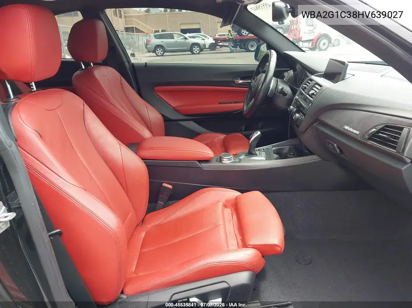 2017 BMW M240I VIN: WBA2G1C38HV639027 Lot: 45535841