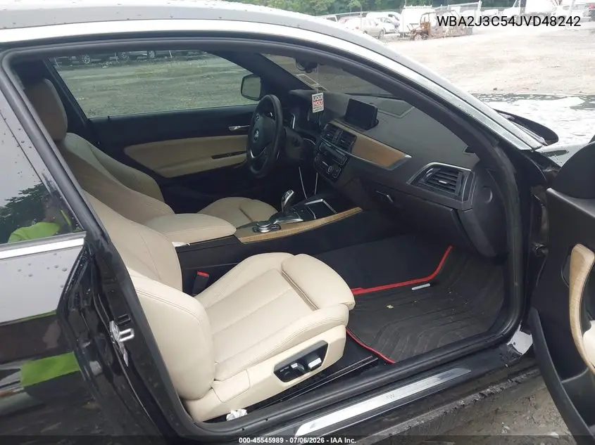 2018 BMW 230I xDrive VIN: WBA2J3C54JVD48242 Lot: 45545989