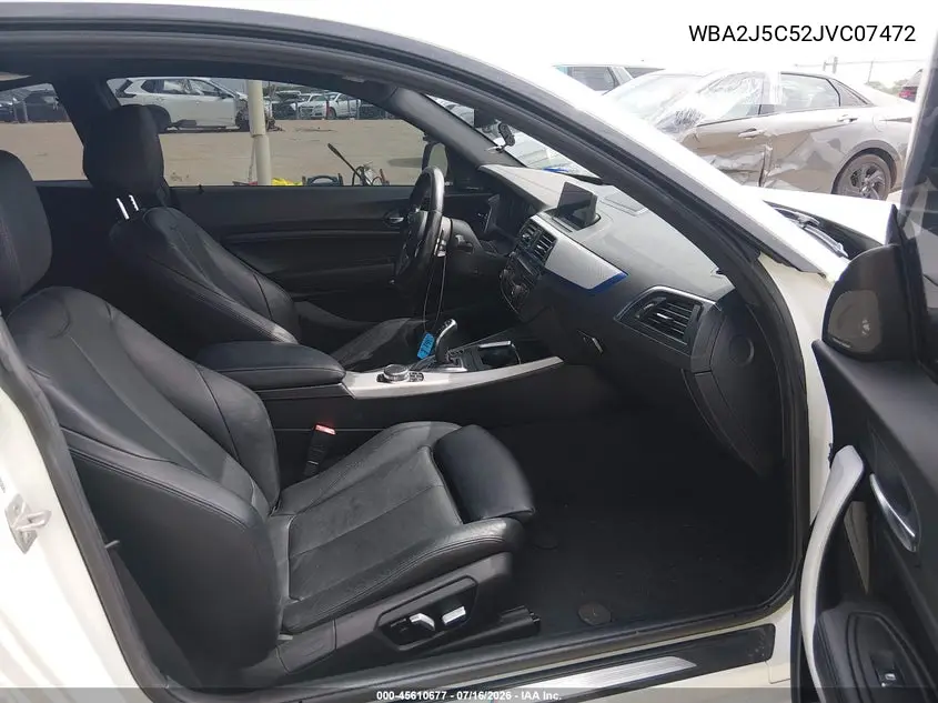 2018 BMW M240I VIN: WBA2J5C52JVC07472 Lot: 45610677
