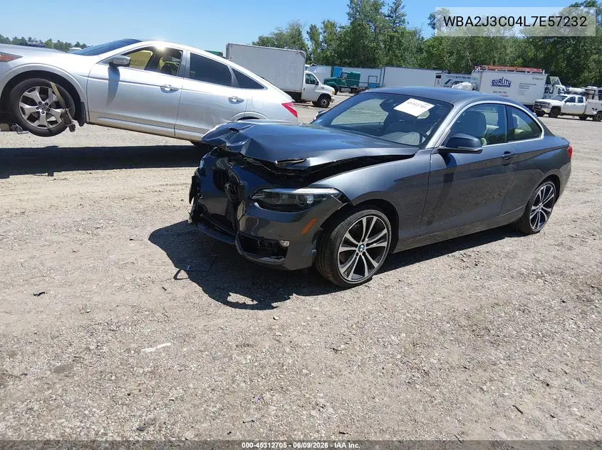 2020 BMW 230I xDrive VIN: WBA2J3C04L7E57232 Lot: 45312705