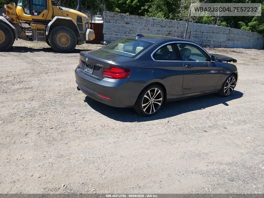 2020 BMW 230I xDrive VIN: WBA2J3C04L7E57232 Lot: 45312705