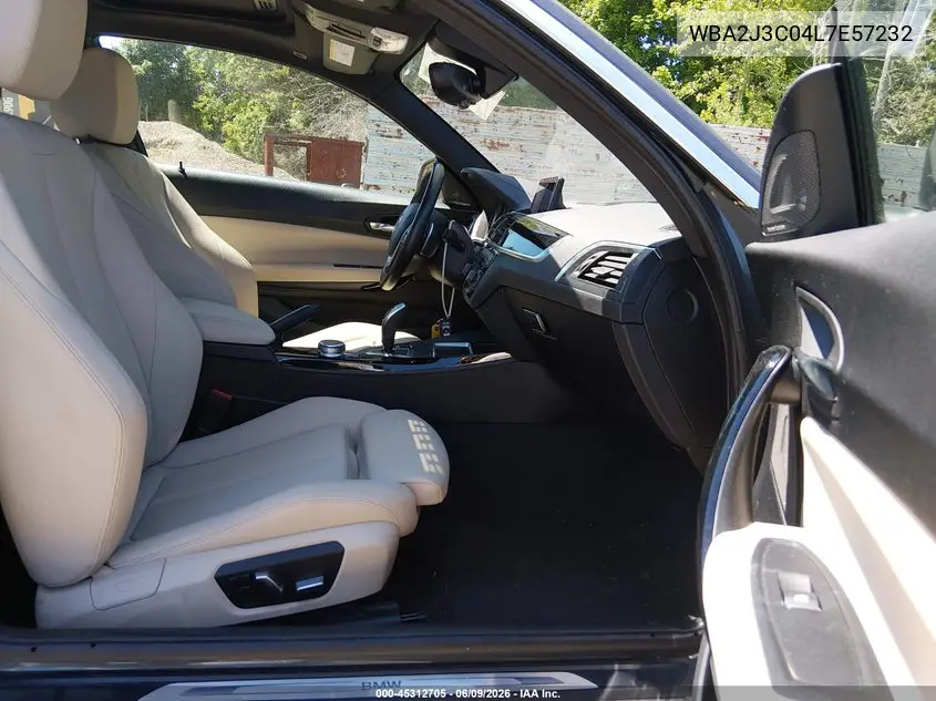 2020 BMW 230I xDrive VIN: WBA2J3C04L7E57232 Lot: 45312705