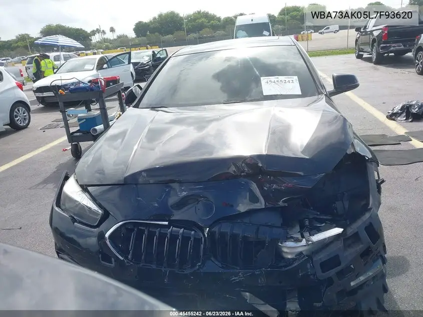 2020 BMW 228I Gran Coupe xDrive VIN: WBA73AK05L7F93620 Lot: 45455242