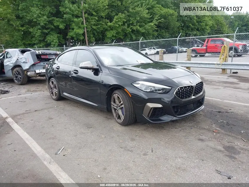 2020 BMW M235I Gran Coupe xDrive VIN: WBA13AL08L7F61037 Lot: 45500916